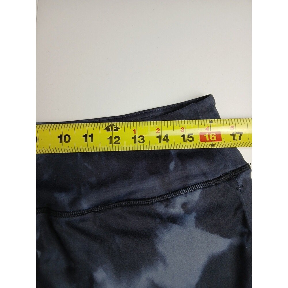 Viddia Athletic Skort Tie Dye Black/Gray Size Large Modest Stretch 19" Length - Picture 10 of 11